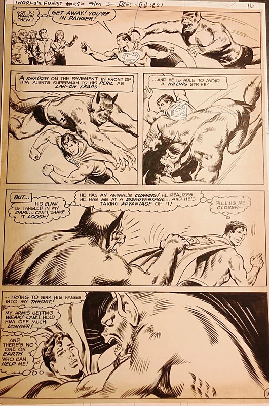 World’s Finest #256 par Murphy Anderson - Planche originale