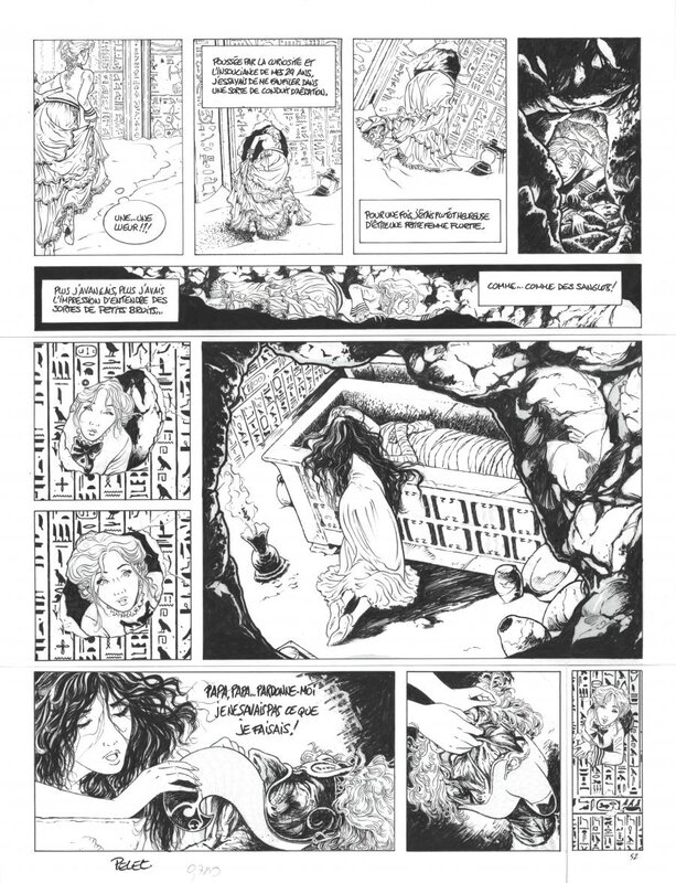 Claude Pelet, Sasmira Tome 2 La fausse note pl 52 - Planche originale