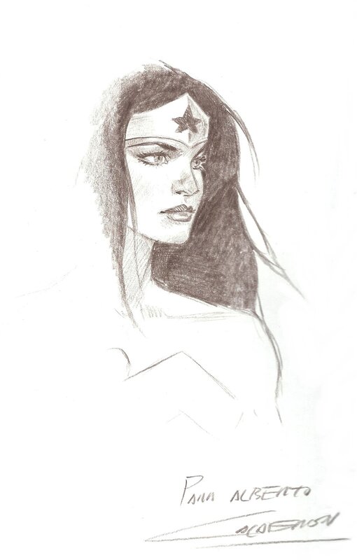 Wonder Woman par Jaime Caldéron - Dédicace