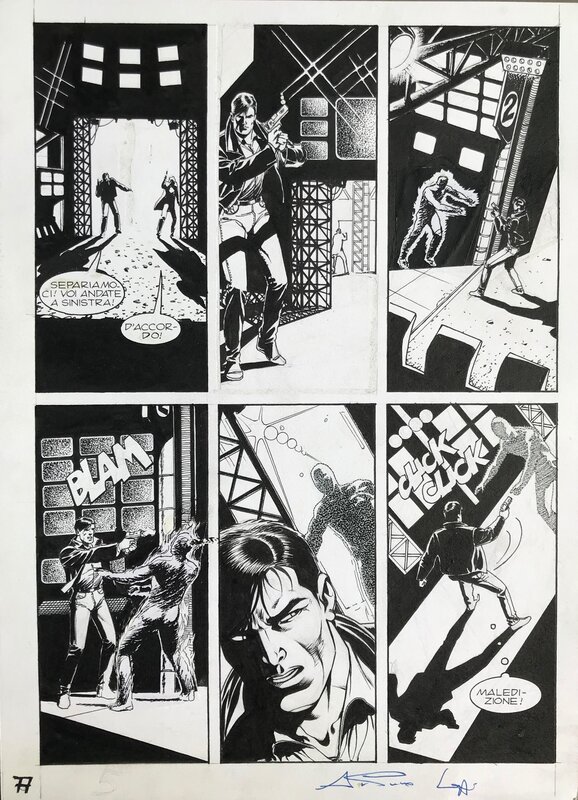 Lazarus Ledd pl 77 par Arturo Lozzi - Planche originale