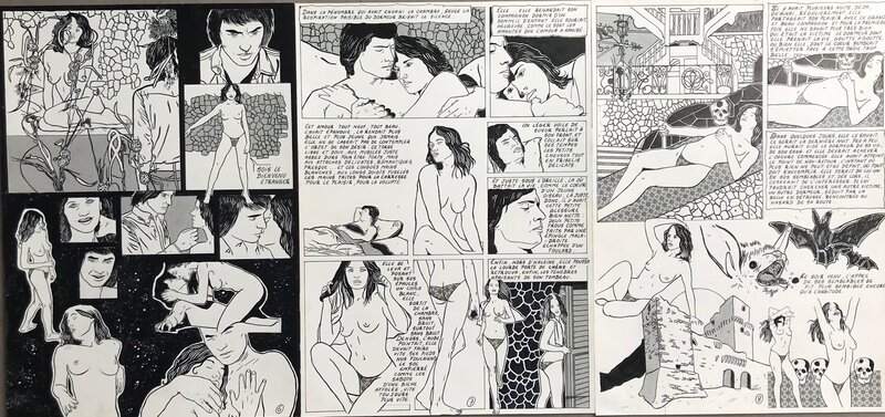 Jean-Jacques Gilbert, Belle la vampire Pl 6 à 8 - Comic Strip