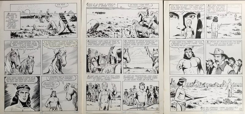 Joseph Garcia, Kocis pl 19, 20 et 22 - Planche originale