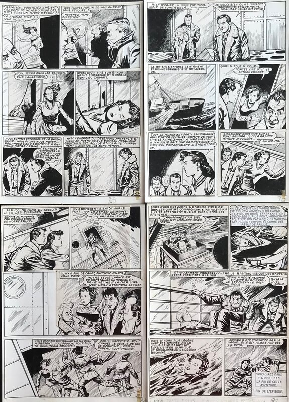 Robert Giordan, Vigor - Atoll X pl 29 à 32 - Comic Strip