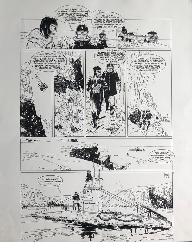 Jean-Yves Delitte, Didier Convard, Tanâtos - 3 Le mystère du Lusitania - Comic Strip