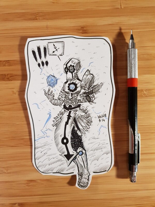 oTTami, Dessin original de l'Inktober 2018 : Nox de la série Wakfu - Original Illustration
