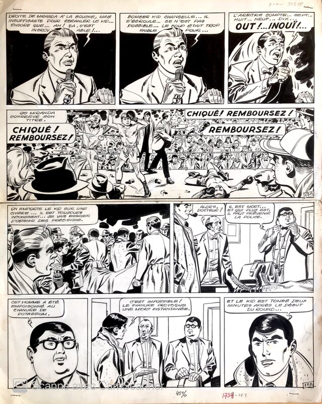 Jess long par Arthur Piroton - Planche originale