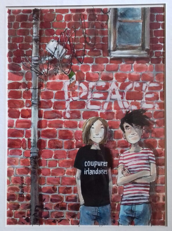 Vincent Bailly, Coupures Irlandaises - Original Illustration