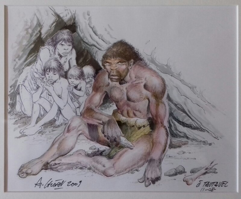 Homo Sapiens by André Chéret - Original Illustration