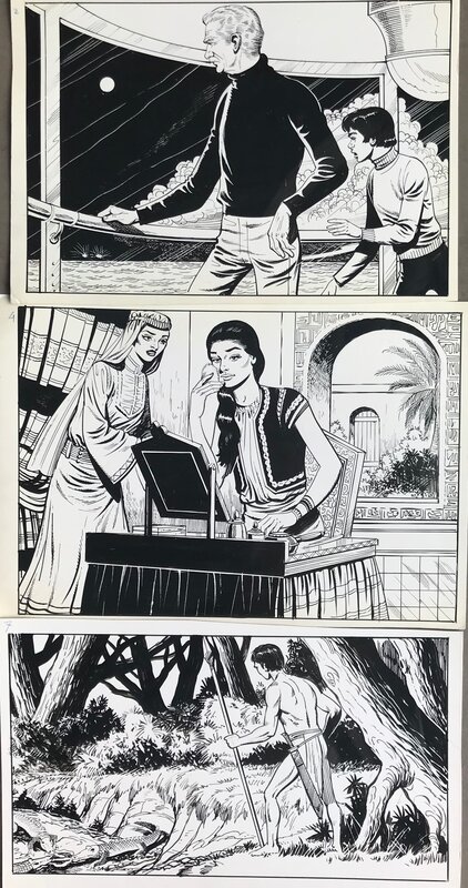 Raoul Giordan, Illustrations pour ? dessins 2, 4 et 7. - Original Illustration