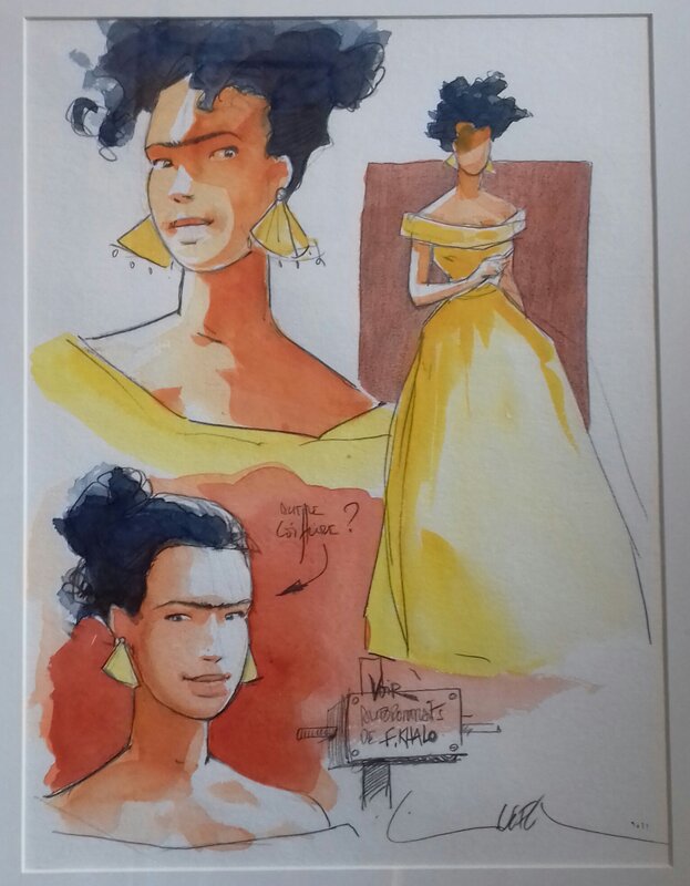 Frida khalo ? par Bruno Le Floc'h - Illustration originale