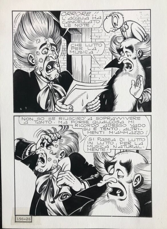 Paolo Piffarerio, Alan Ford ep 156 pl 26 - Planche originale