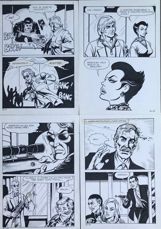 Giovanni Romanini, Ulula ep 14 pl 8, 13, 50 et 76 - Comic Strip
