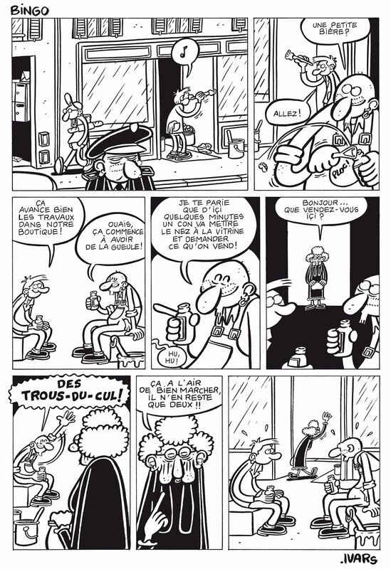 Bingo par Éric Ivars - Planche originale