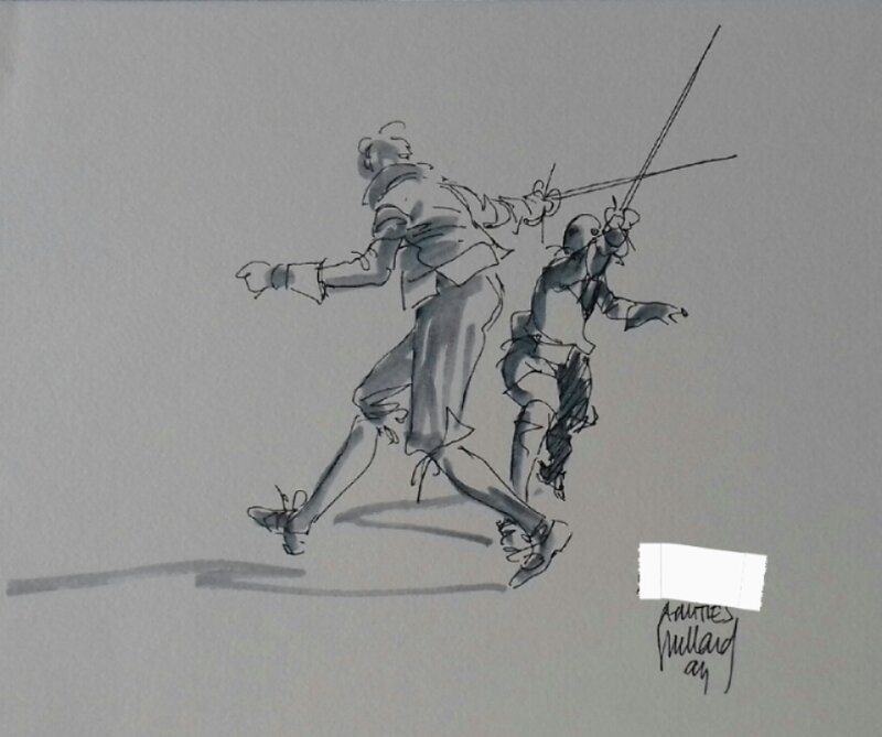 Duel by André Juillard - Sketch