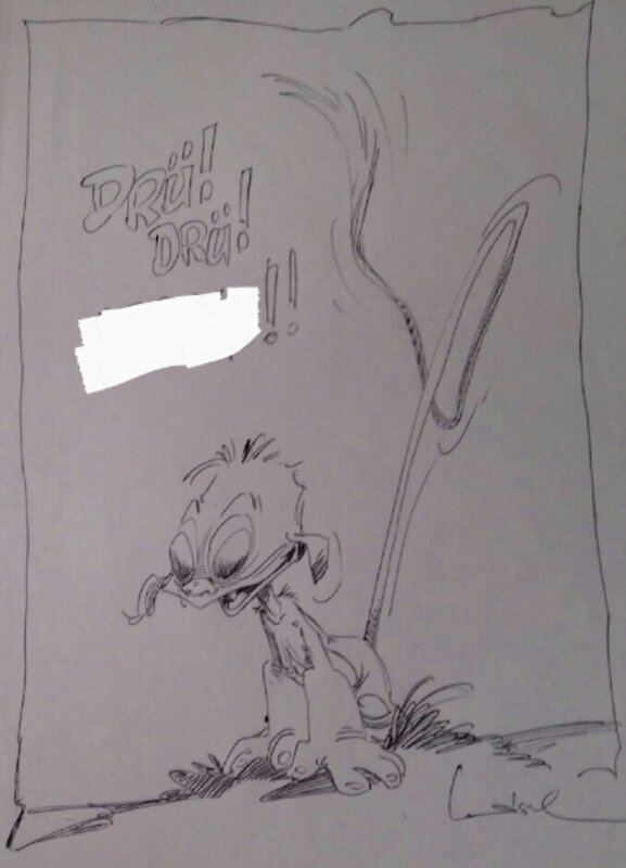 Le fourreux by Régis Loisel - Sketch