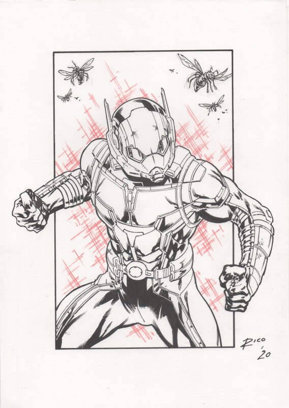 Ant-Man par Ian Richardson [Rico] - Illustration originale