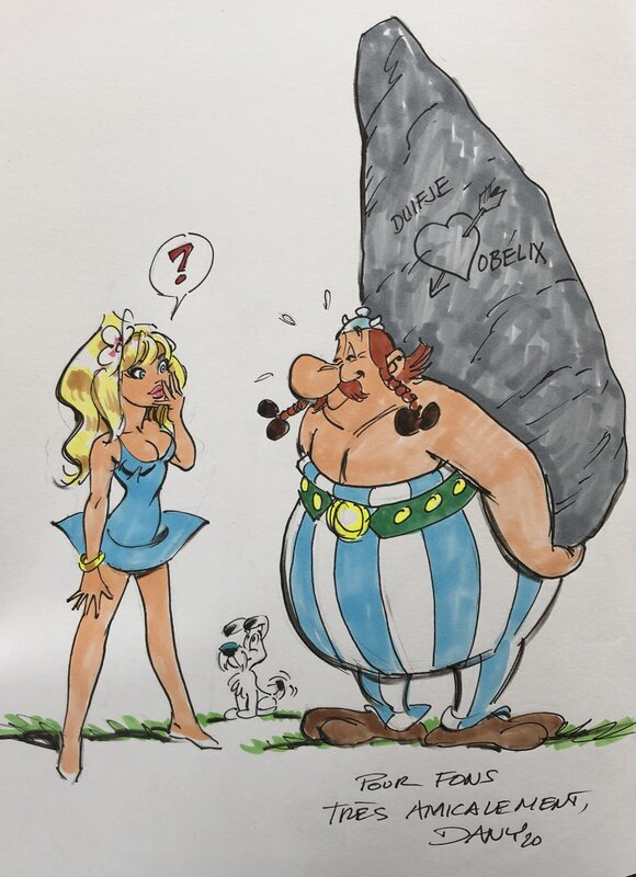 Dany Hommage a Asterix - Dédicace