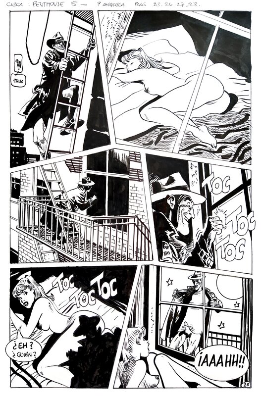 CICCA T5 p25 par Jordi Bernet, Carlos Trillo - Planche originale