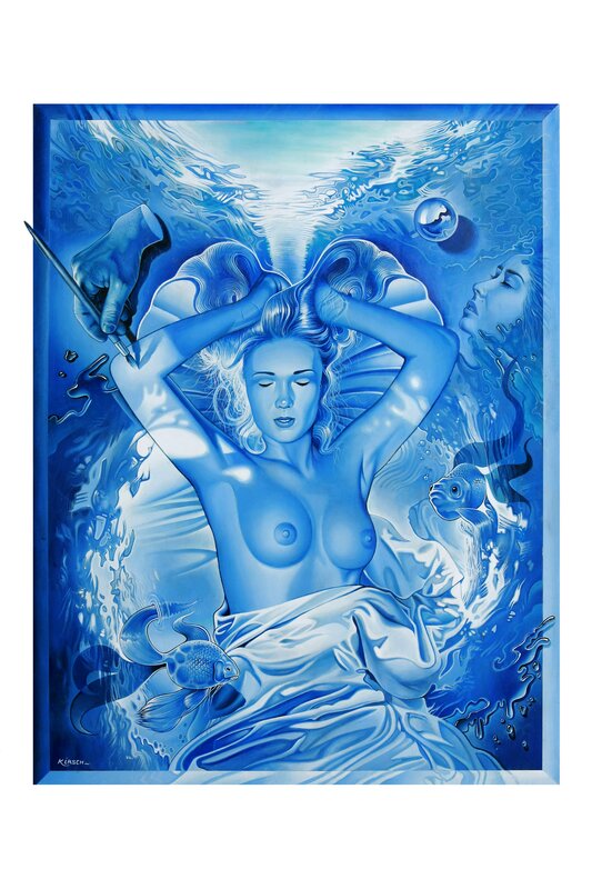 Blue Fantasy by Philippe Kirsch - Original Illustration