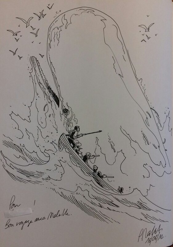 Moby Dick by Patrick Mallet - Sketch