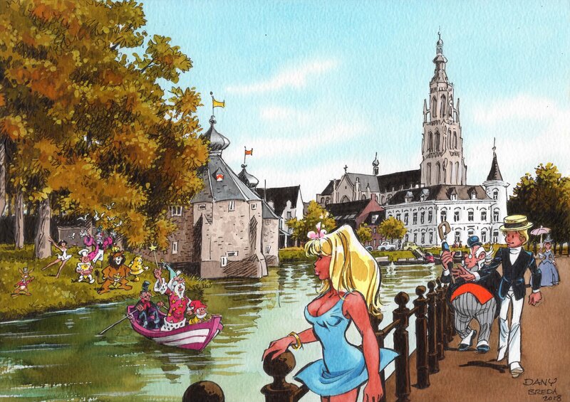 Dany Breda festival poster art - Illustration originale