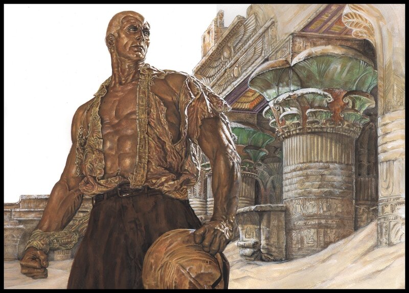 Doc SAVAGE by JLS - Original Illustration