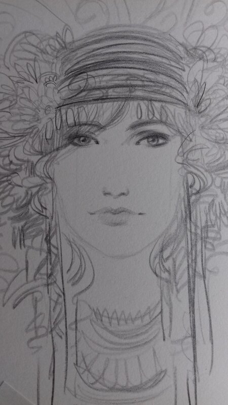 Art nouveau by Ingrid Liman - Sketch