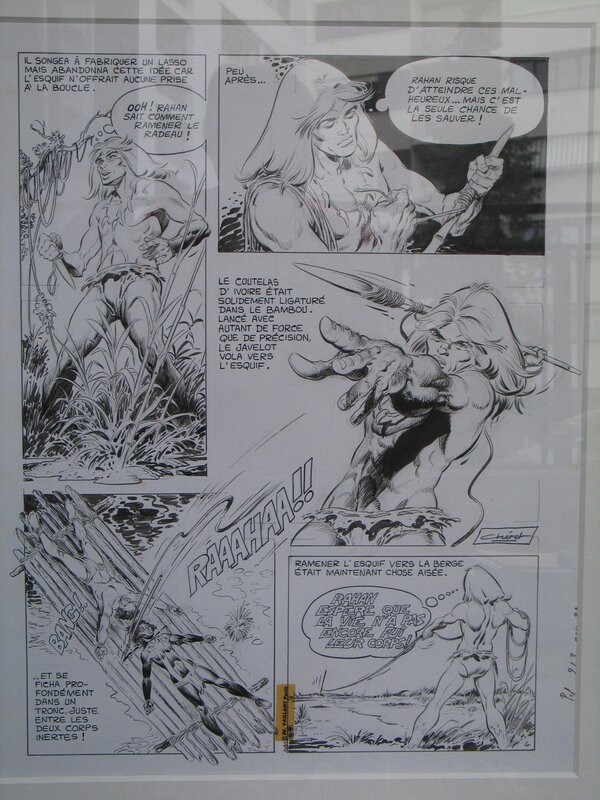 Rahan, Planche 4 de par André Chéret, Roger Lécureux - Planche originale