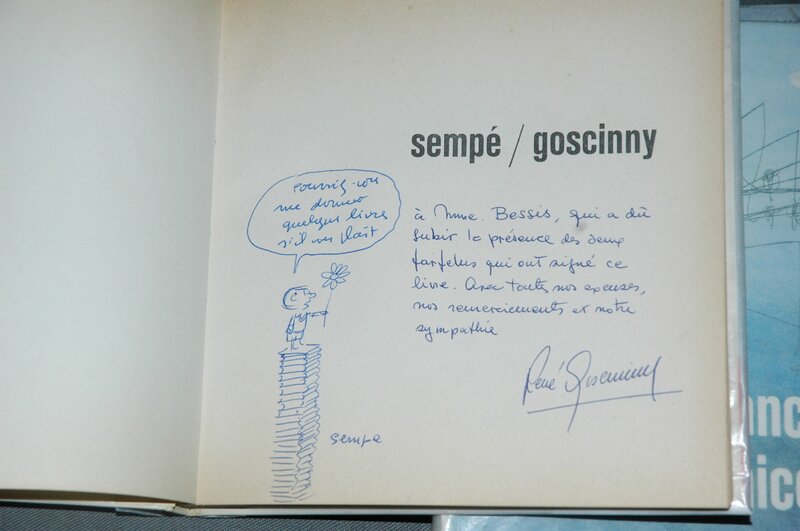 Dédicaces Sempé et Goscinny dans le Petit Nicolas - Sketch