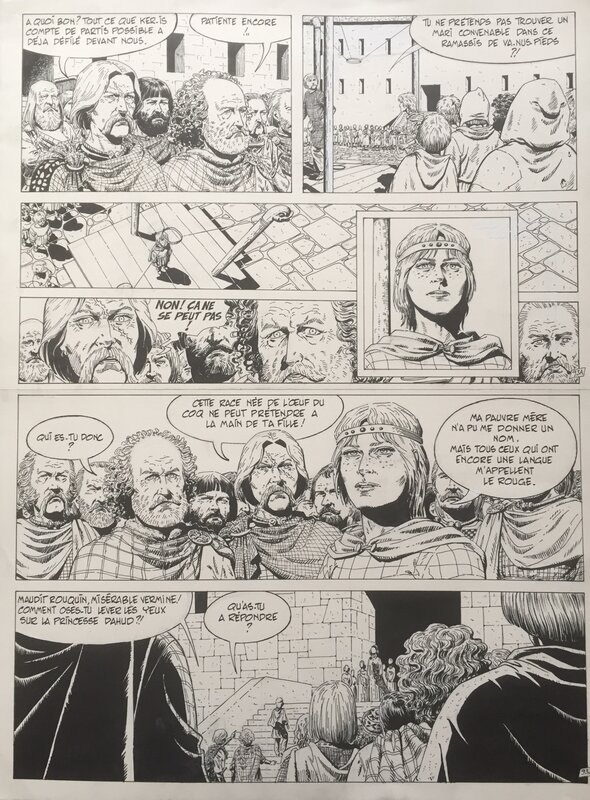 Bran Ruz par Claude Auclair, Alain Deschamps - Planche originale