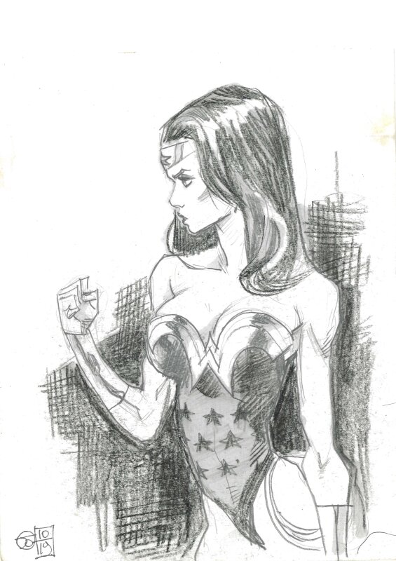 Wonder Woman par Joël Jurion - Illustration originale