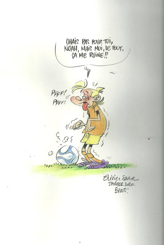 Les foot/maniac par Olivier Saive - Dédicace