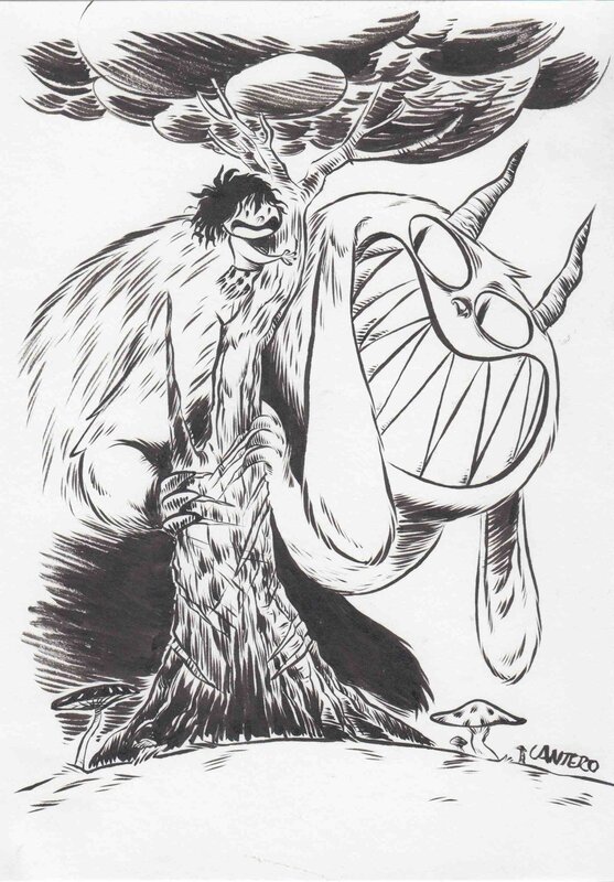 Monster par Jonatan Cantero - Illustration originale