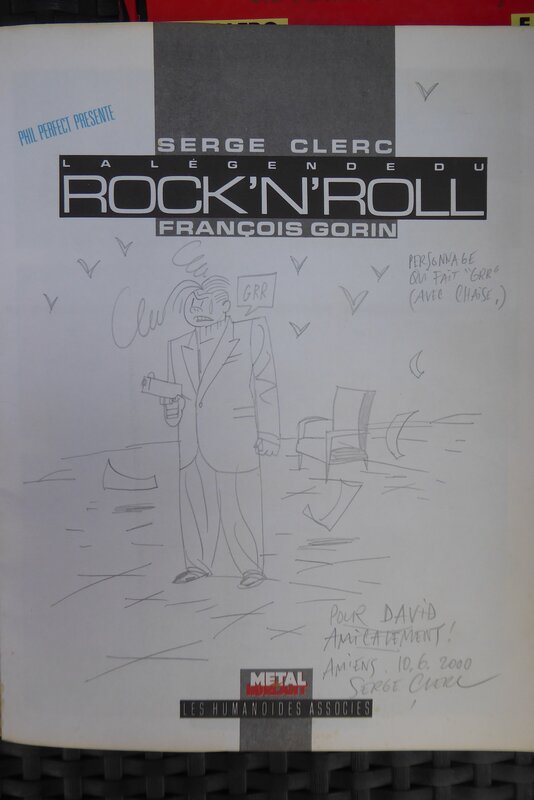Rock n roll par Serge Clerc - Dédicace