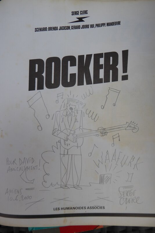 Rocker par Serge Clerc - Dédicace