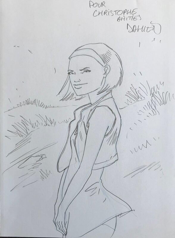 Damien, Arcane majeur - Lady Luck - Sketch