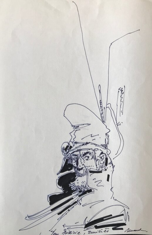 Homme au chapeau par Claude Renard - Dédicace