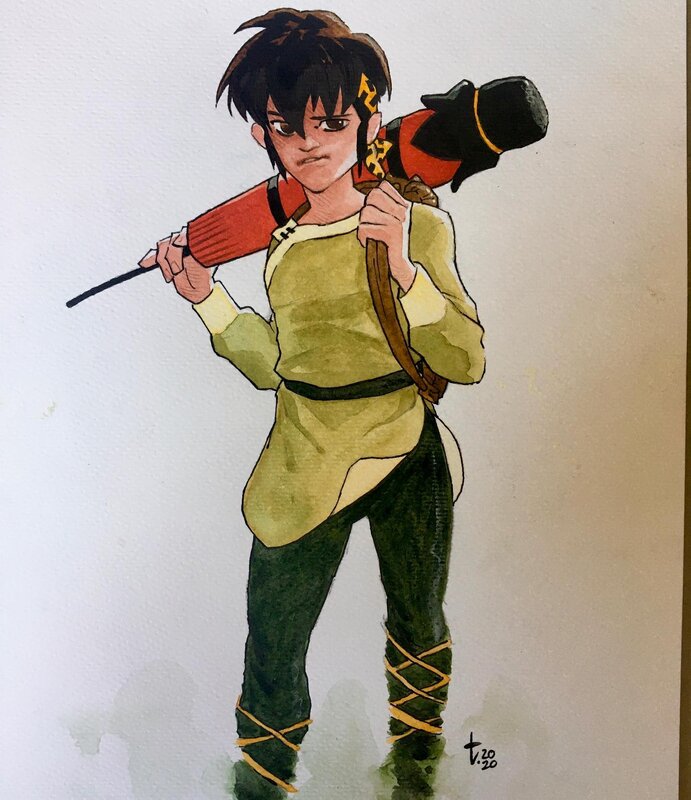 Ryōga: Ranma 1 1/2 by Tirso - Original Illustration