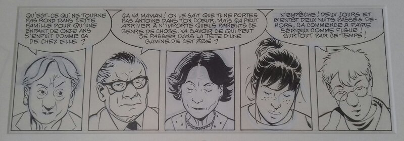 J K J Bloche par Alain Dodier - Planche originale