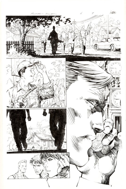 Hunter-Killer T6 P9 par Marc Silvestri, Joe Weems - Planche originale