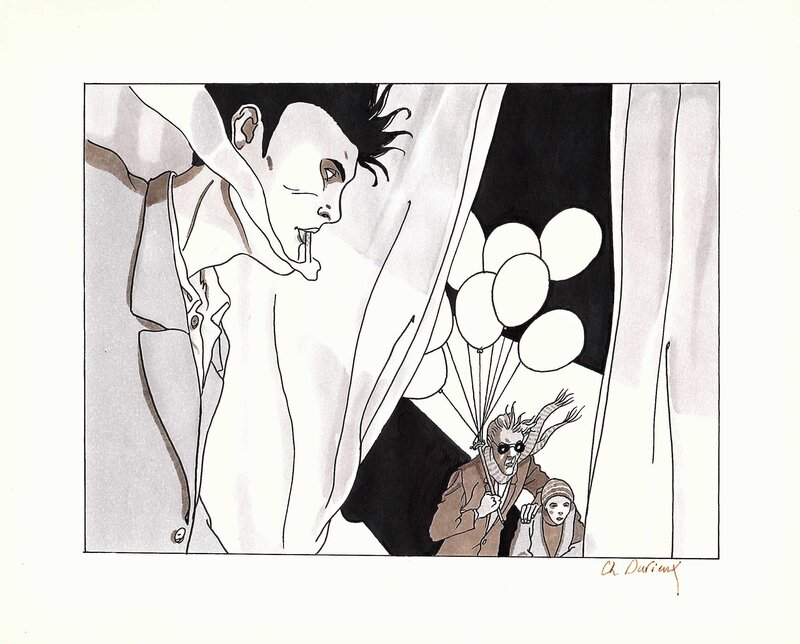 En vente - Avel par Christian Durieux - Illustration originale