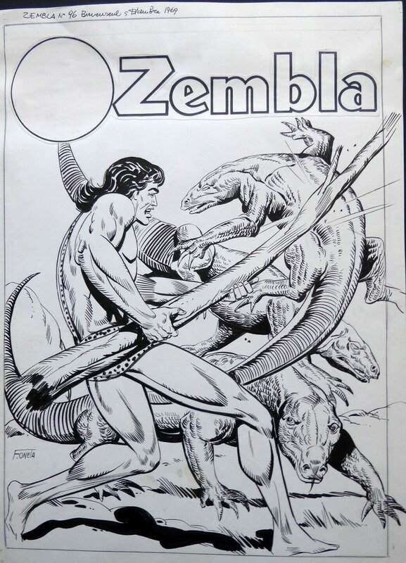 Franco Oneta, Zembla 96 couverture - Original Cover