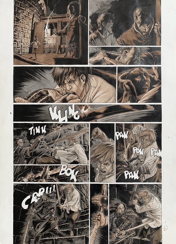 For sale - Servitude 1 by Eric Bourgier - Comic Strip For sale - Servitude 1 by Eric Bourgier - Comic Strip