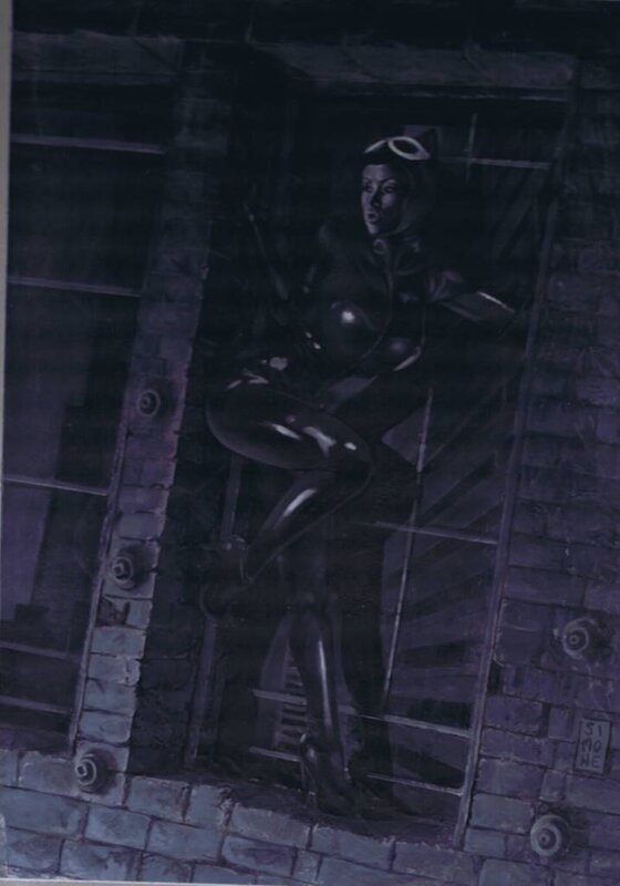 Catwoman par Gabrielli - Illustration originale