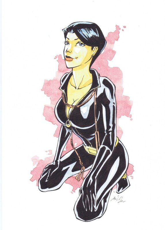 Catwoman par Mister I - Illustration originale