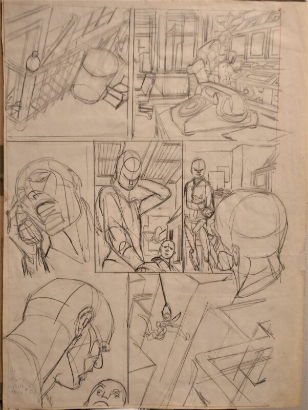 Amazing Spiderman #102 - Gil Kane prelim page! - Planche originale