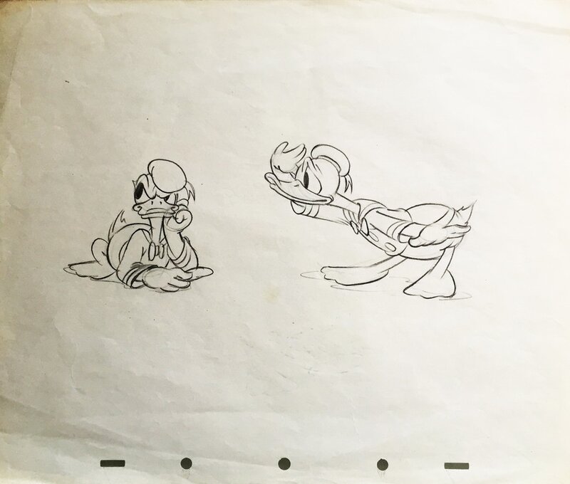 Donald par Walt Disney, Studios Disney - Planche originale