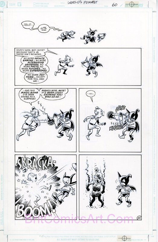 Dave Gibbons, Superman & Batman: World's Funnest - Comic Strip