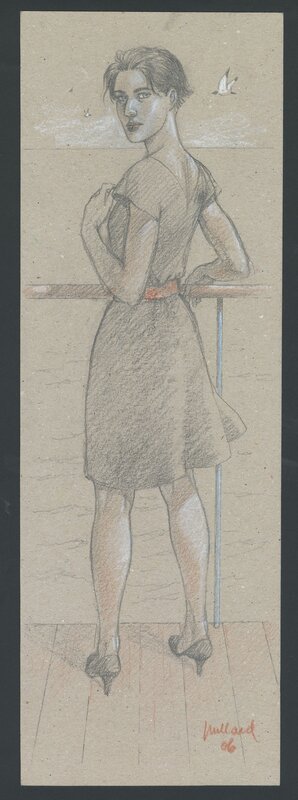 Léna par André Juillard - Illustration originale