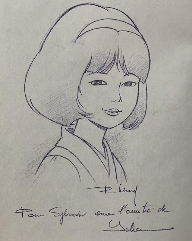 Yoko Tsuno by Roger Leloup - Sketch